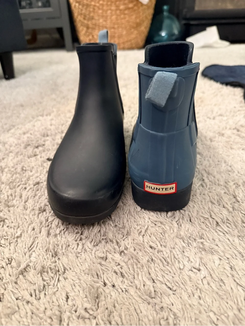 Hunter Chelsea Rain Boots two tone waterproof collegiate fall flannel activewear